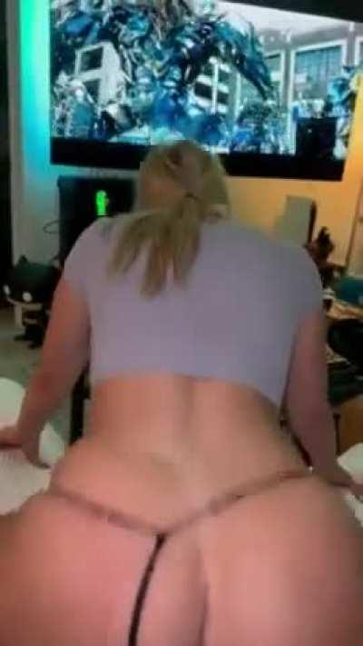 An Ass That Could Swallow Up A G String Shefuckshim