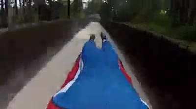 Bobsleigh run on the Abandoned 1984 Sarajevo Olympic Track