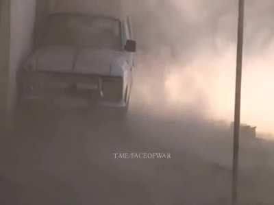 Syrian rebels destroy Syrian Army T55 tank with IED (Daraa, Syria, July 2012)