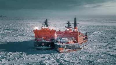 The biggest nuclear icebreaker in the world