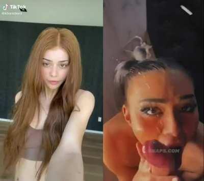 From tiktok to sucking cock 😍