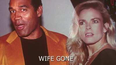 OJ is sad about wife