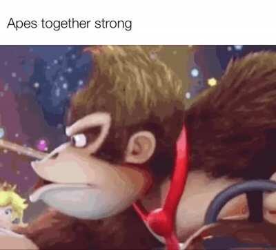 It’s what good apes do stick together