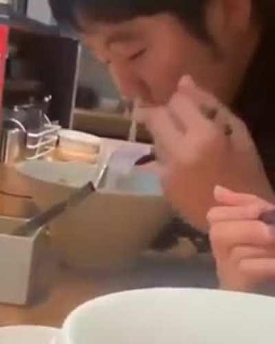 eating with chopsticks is more difficult than it seems at first glance