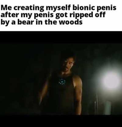 the bear wanted so much seggs it took my penis 😈