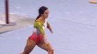 Portuguese gymnast making flips look easy.