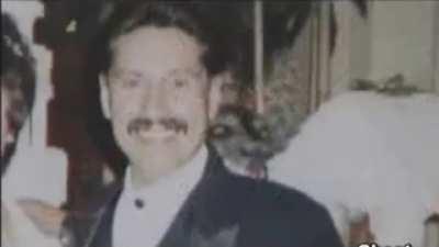 In 1999, Joe Martinez and his wife were pictured at a friends wedding anniversary. It was only until 2007 did they noticed the 'Dog' in the picture. - Fox News 31, 2007