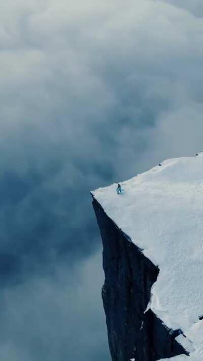 🔥 On the edge of the world in Norway.