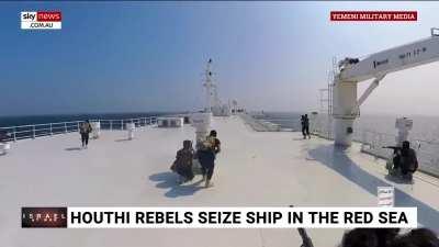 Houthi rebels seize ship in the Red Sea