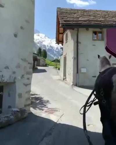 Switzerland countryside looks absolutely surreal