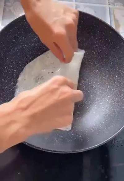 A new way of cooking eggs.