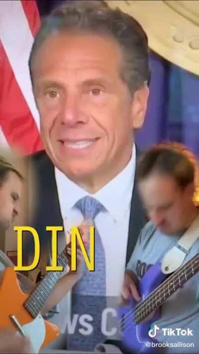 Some guy made a little ditty/jam off of Cuomo rambling about 'dining'