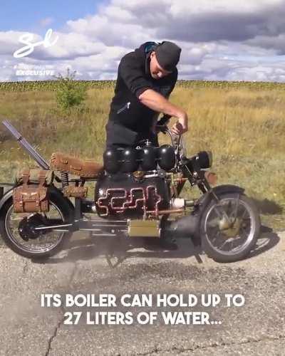 Steam powered bike