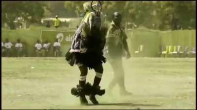 Zaouli is a traditional dance of the Ivory Coast