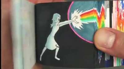 Flipbook Animation: Girl vs. Storm Cloud