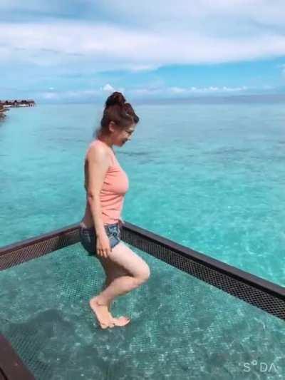 Anri Okita Onlyfans - Maldives Island Vacation video [Part 2]