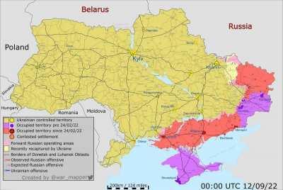 Ukraine/Russia War Month of September