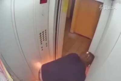 WCGW by smoking in an elevator