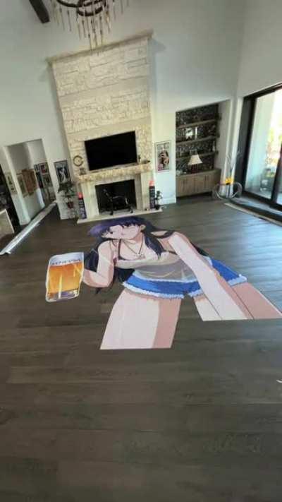 I made a 20ft poster of misato