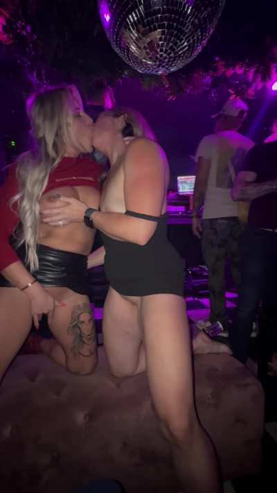 I love to have fun with my slutty friends in VIP