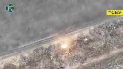 A New SBU compilation of FPV Kamikaze drone attacks on Russian equipment and troops [Published 02/12/2023]