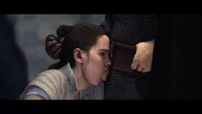 Reys lesson on the knees DrDabblur Star Wars.