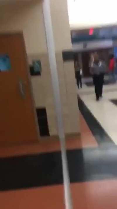 Someone set the fucking bathroom on fire at my school