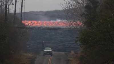 Lava has made its own river, and can now go really fast