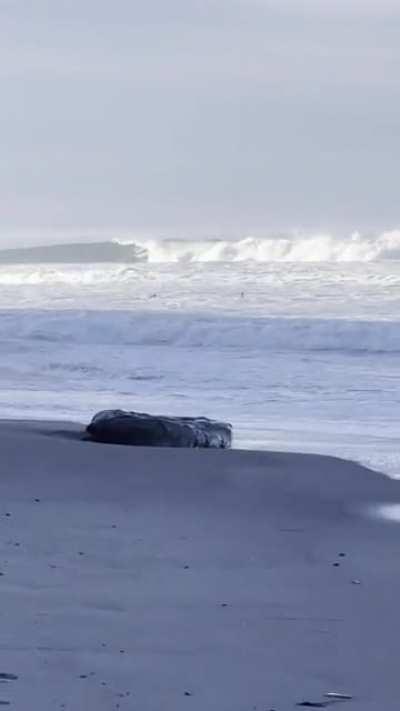 Southern California today. This was an insider, it was well past double overhead on the sets