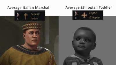 Average Italian Marshal vs Average Ethiopian Toddler