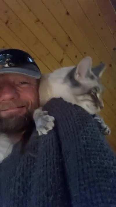 Best shoulder cat of them all