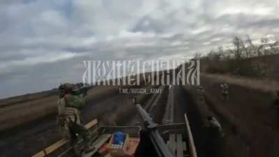 Russian soilders shoot down fpv drone