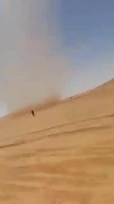 Sudanese soldier captures RSF quadcopter barehanded in the middle of a desert 