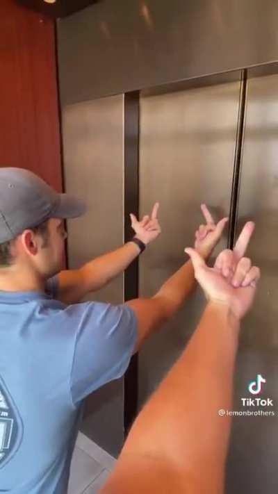 Haha I know you have places to be, but I need this elevator for tiktok bro