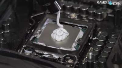 Too much thermal paste