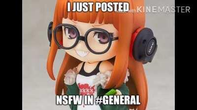 Futaba Sakura posts NSFW in #general