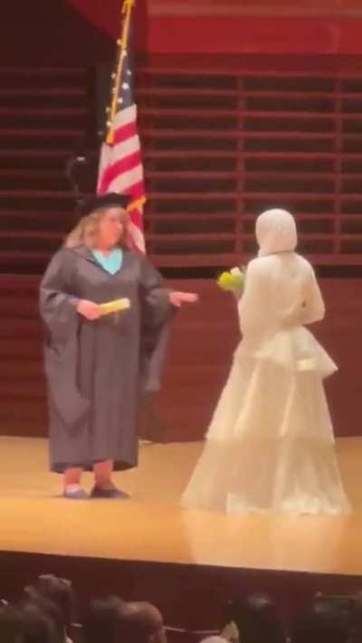 Dancing at graduation