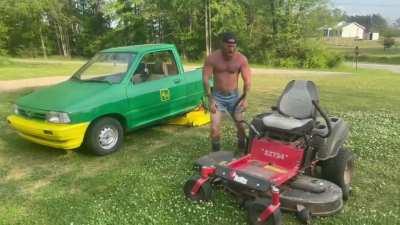 The ultimate lawn mower