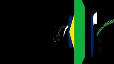 Bandeira do Brasil mas com o moderno formato de Gif 3D