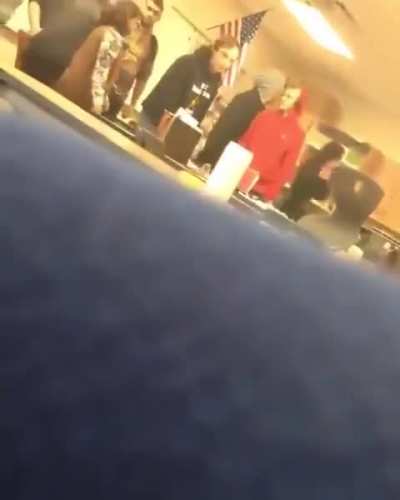 Student runs away after calling someone the N word 