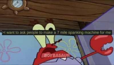 Spanking Spongebob Porn - ðŸ”¥ The 7 Mile Spanking Machine (Animated) : videomemes || ...