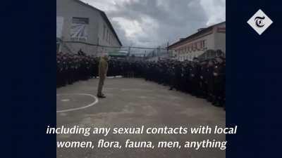 Russian recruitment for Ukraine war - they are recruiting convicts now