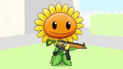 Sunflower go a-