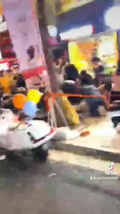 NEW - At least 120 dead and 100 more injured in Halloween crowd crush in Itaewon, South Korea.