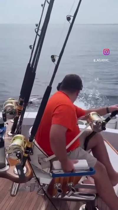 Gotta watch out while deep sea fishing