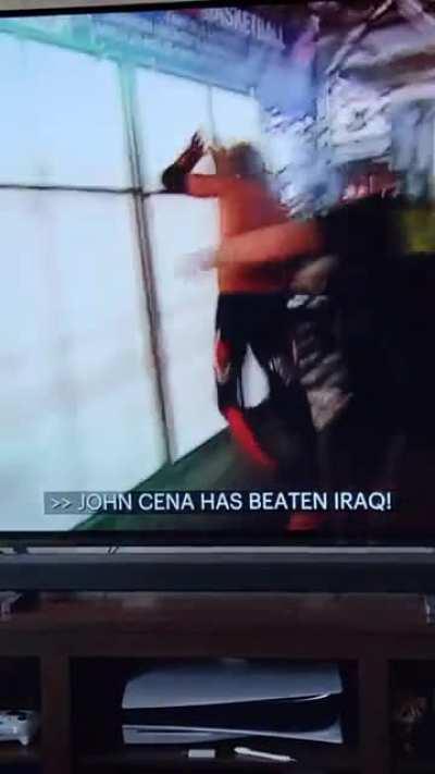 John Cena Has Beaten Iraq