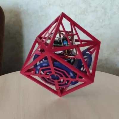 Self-balancing Cube by centrifugal force Cre:ytb/ReM-RC