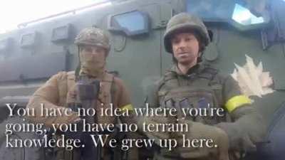 Message to Russian troops from Kyiv's Defenders.