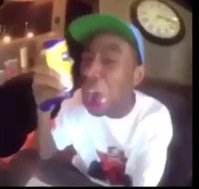 tyler cries while eating sandwich [Video], Tyler the creator wallpaper,  Tyler the creator, The creat…