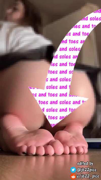 Focus on toes and soles